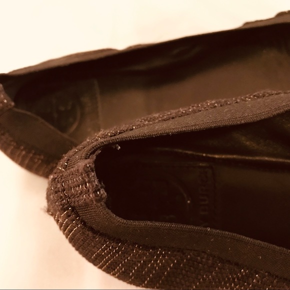 Tory Burch Caroline Glitter Flats - Size 7.5B - Picture 6 of 8